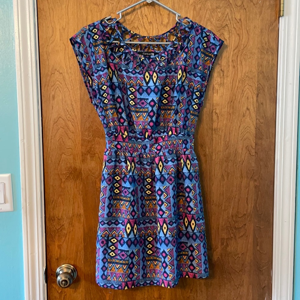 Fun pattern forever 21 dress